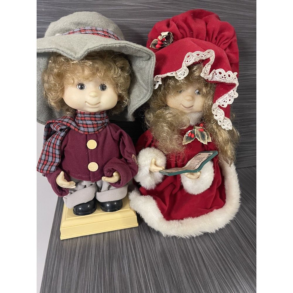 Santas Best Animated Undercover Kids‎ Derek Boy/Alysia Christmas Doll 13"@J